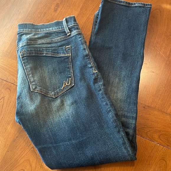 EUC EXPRESS Cropped Skinny Stretch Denim Jeans - size 10R - Picture 5 of 17